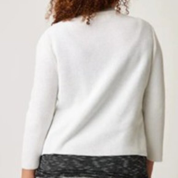 white open frayed cardigan size medium Cotton Country - Picture 8 of 13